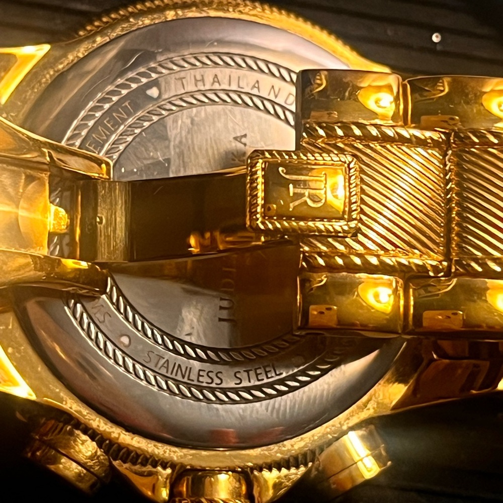 Judith Ripka Stainless Steel Gold Tone Watch - Picture 5 of 5